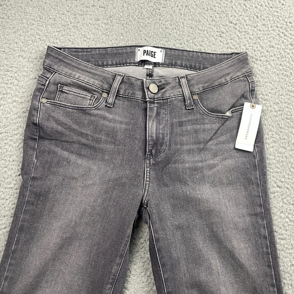Paige Jeans Womens 27 Gray Verdugo Mid Rise Ultra Skinny Transcend NEW NWT 179$ - Picture 3 of 12